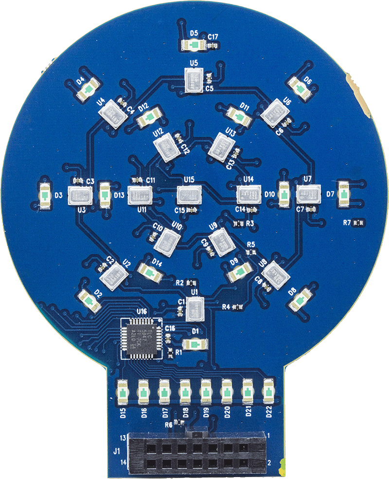 EVAL-MICCANVASZ Microphone Canvas Evaluation Board