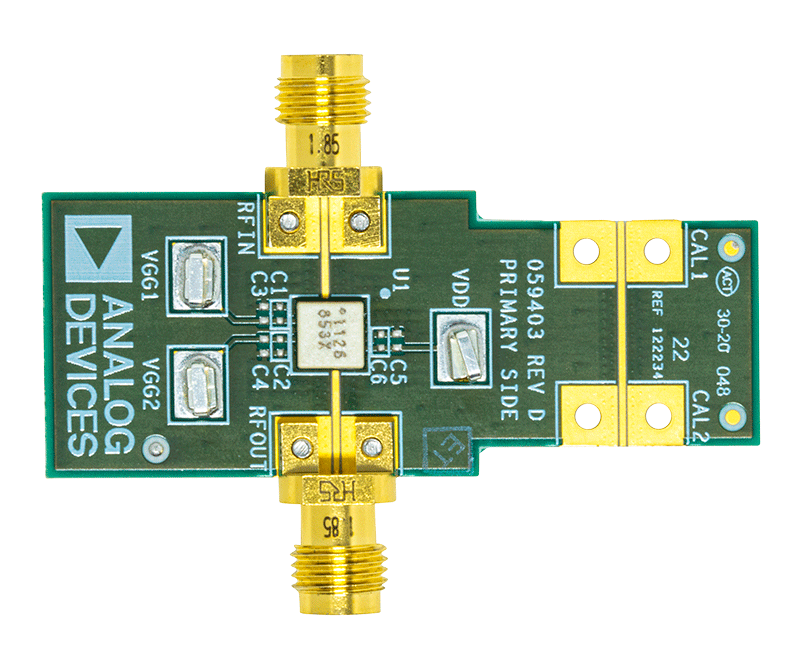 HMC1126 Evaluation Board - Top View