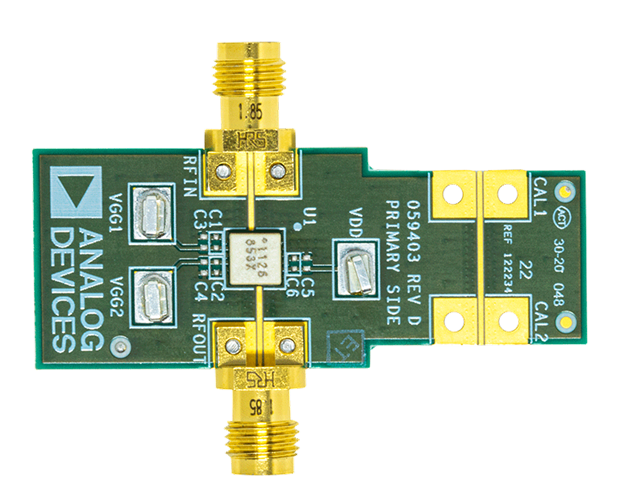 HMC1126 Evaluation Board - Top View