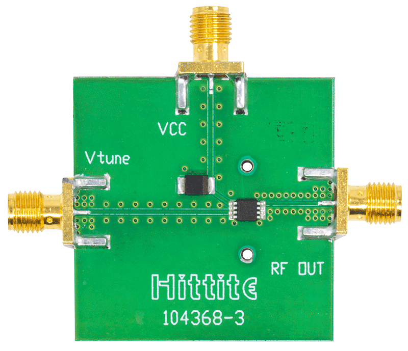 HMC358 Evaluation Board - Top View