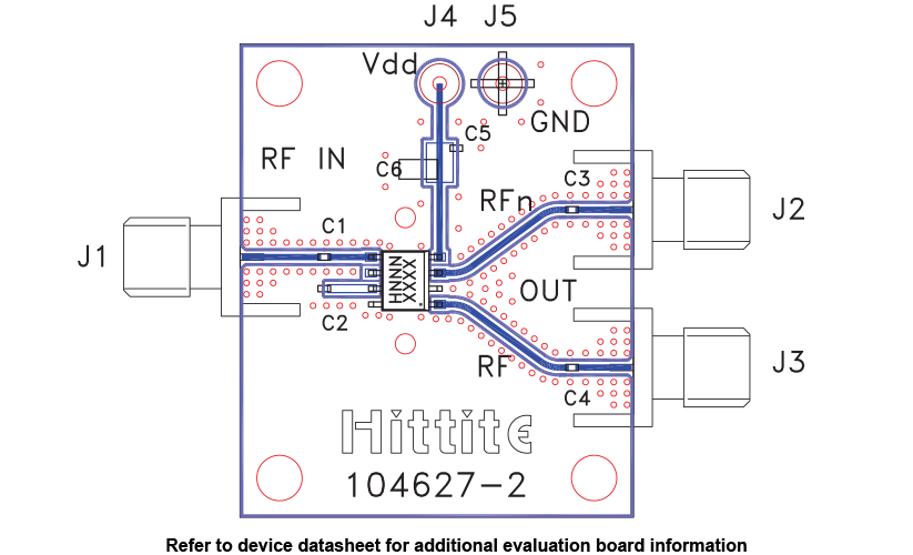 HMC361SG8 Evaluation Board