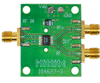 HMC361 Evaluation Board - Top View