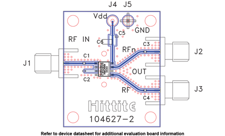 HMC362SG8 Evaluation Board