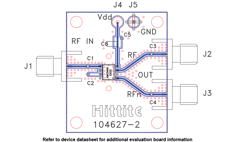 HMC363SG8 Evaluation Board