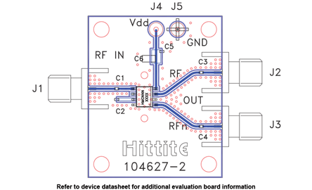 HMC363SG8 Evaluation Board