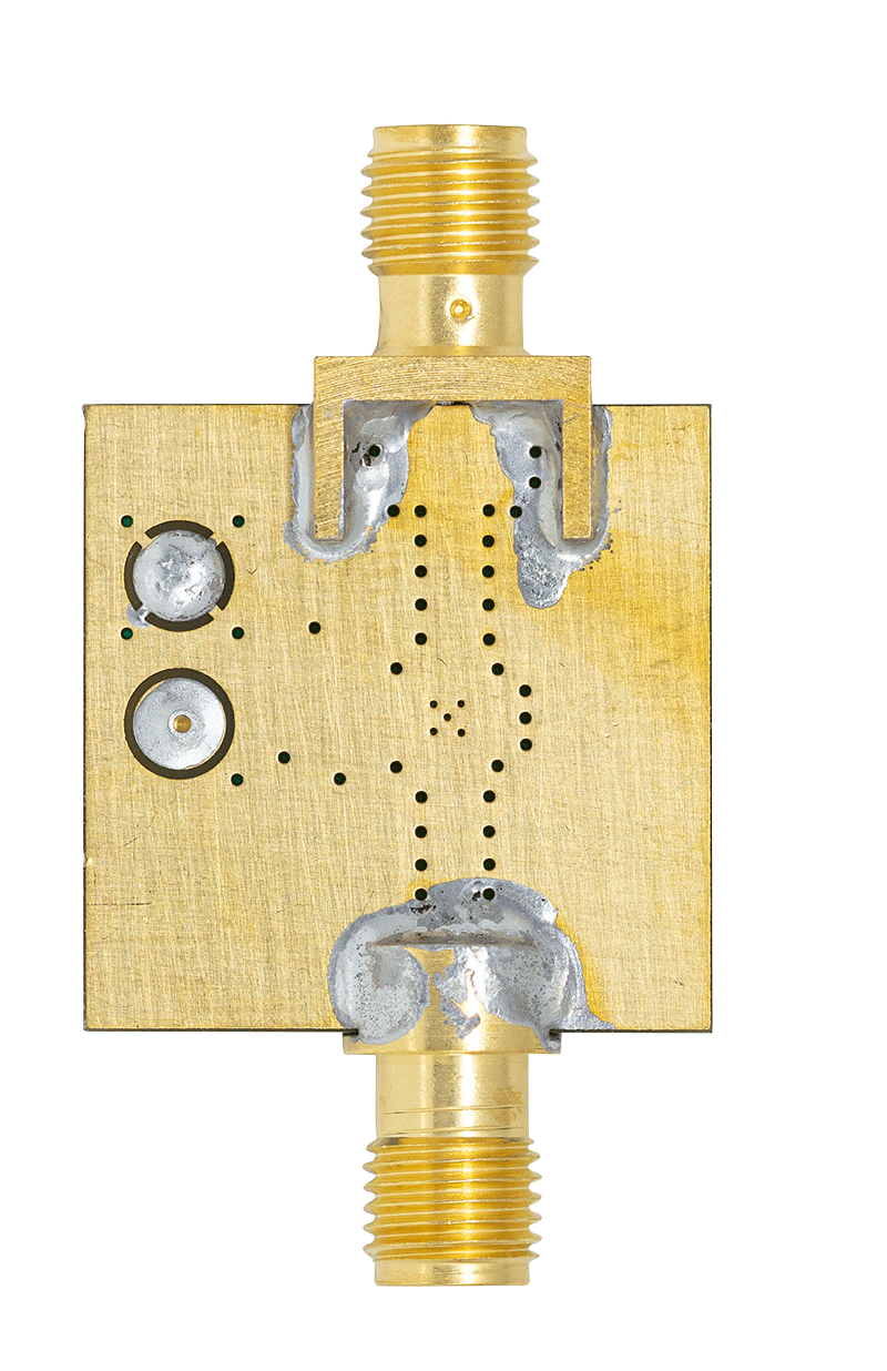 HMC369 Evaluation Board - Bottom View