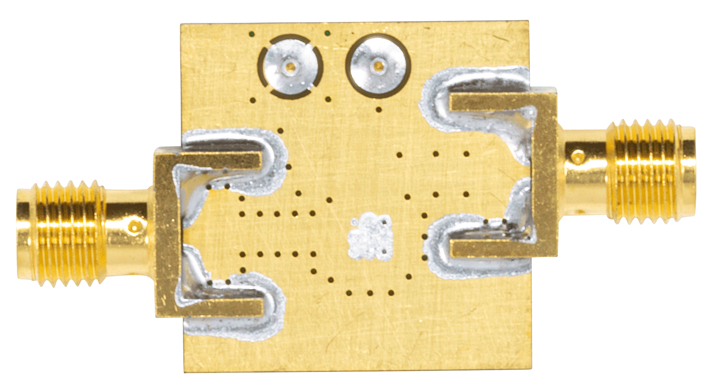 HMC384 Evaluation Board - Bottom View