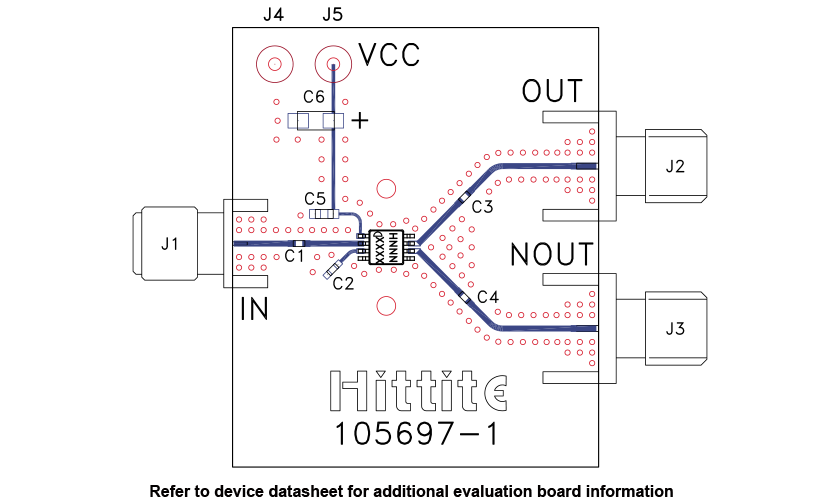 HMC437 Evaluation Board