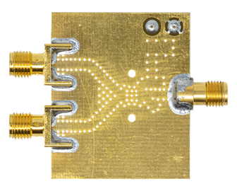 HMC437 Evaluation Board - Bottom View