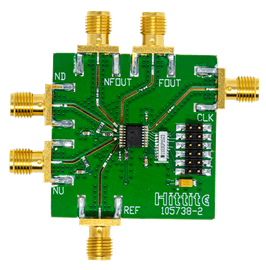 HMC440QS16G Evaluation Board - Top View