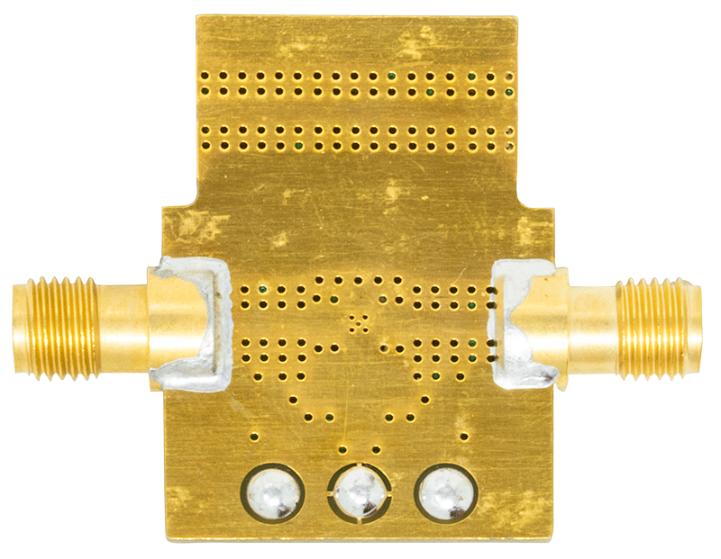 HMC573 Evaluation Board - Bottom View