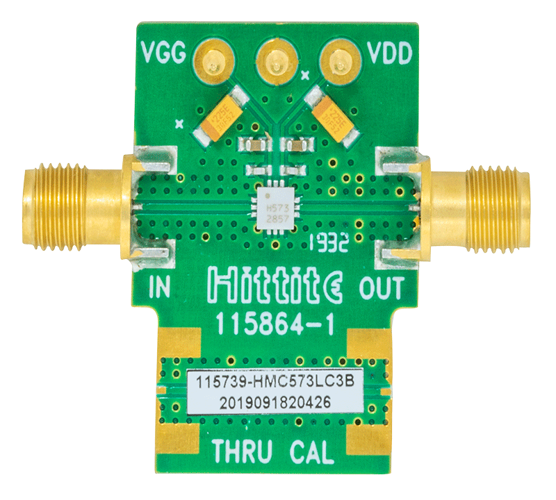 HMC573 Evaluation Board - Top View