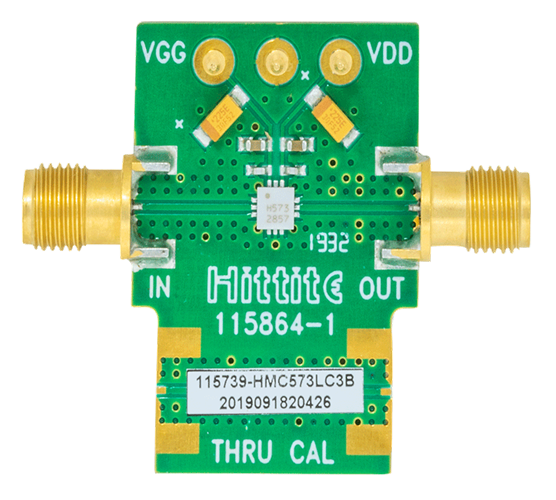 HMC573 Evaluation Board - Top View