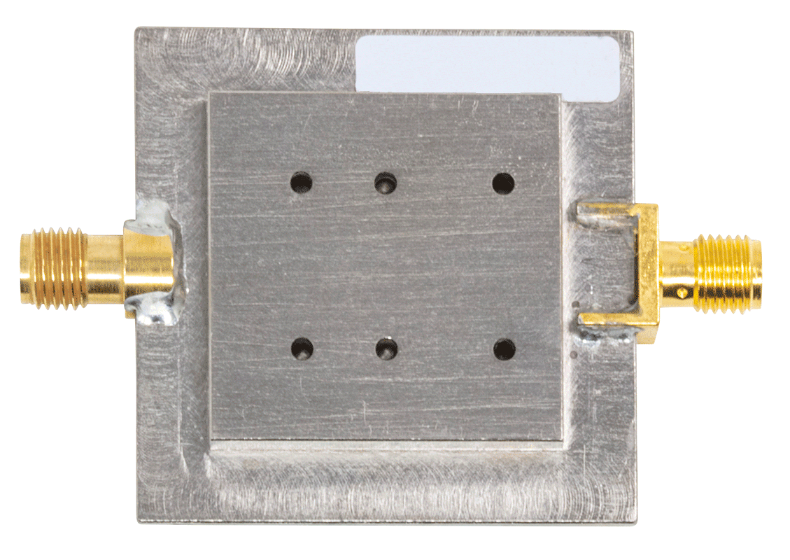 HMC586 Evaluation Board - Bottom View