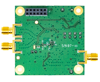 HMC832 Evaluation Board - Bottom View