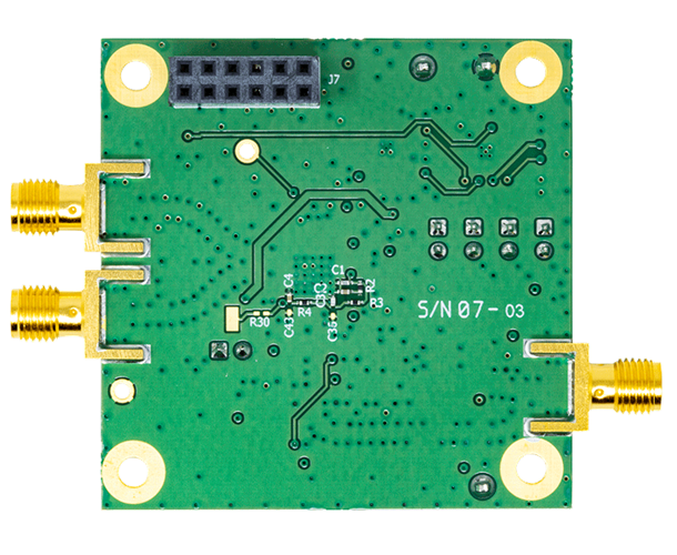 HMC832 Evaluation Board - Bottom View