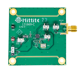 HMC976 Evaluation Board - Top View