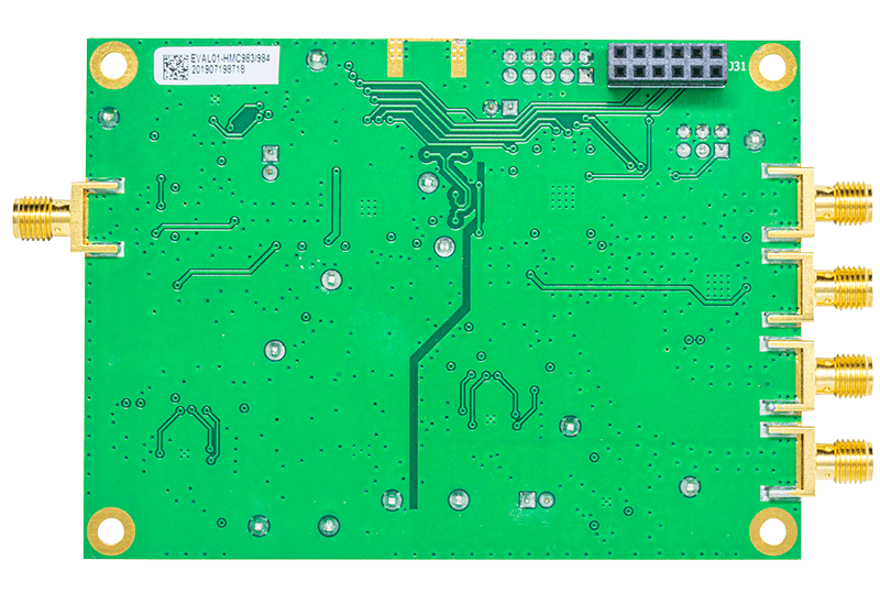 HMC984 Evaluation Board - Bottom View