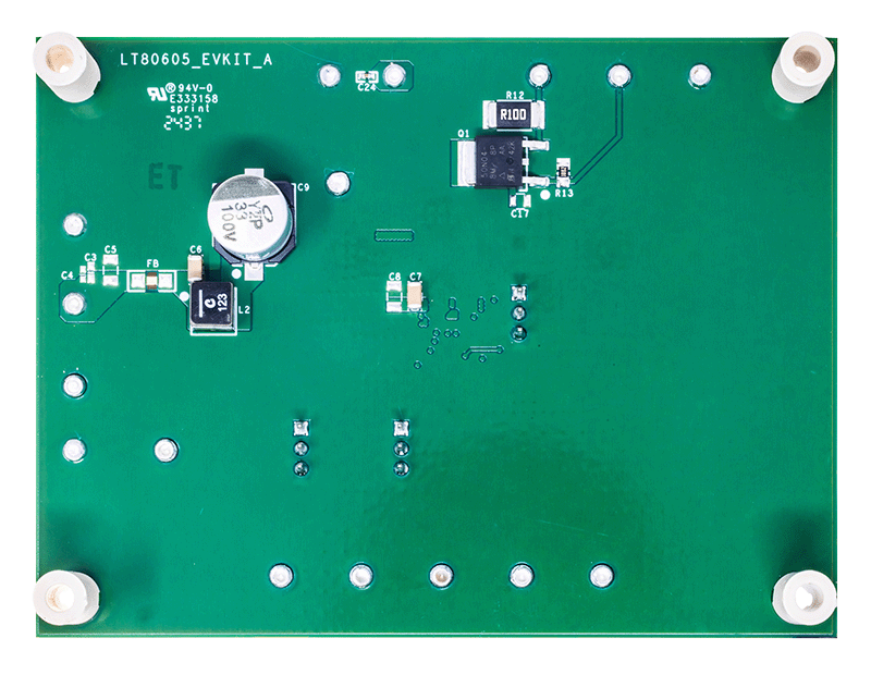 EVAL-LT80605 Board Photo Bottom View