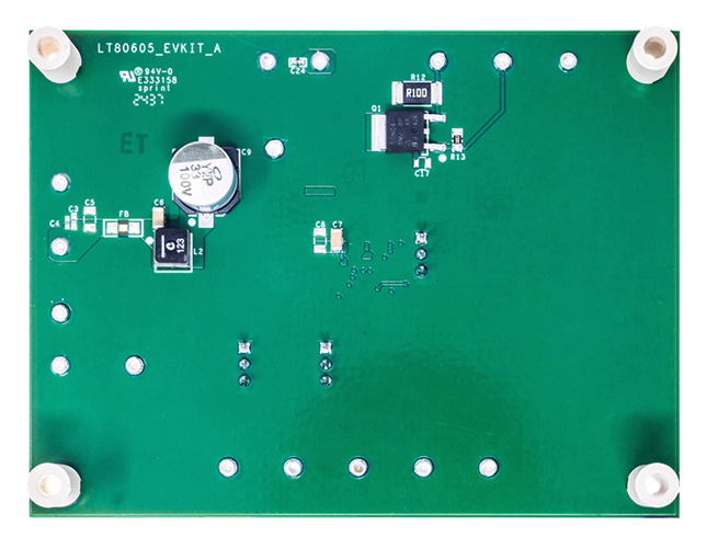 EVAL-LT80605 Board Photo Bottom View