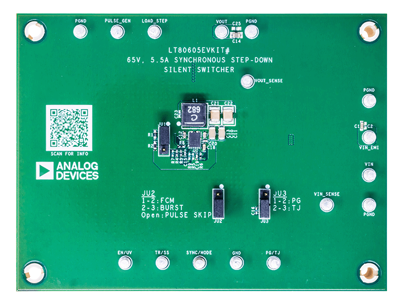 EVAL-LT80605 Board Photo Top View