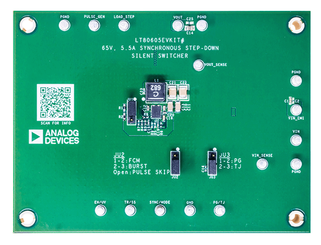 EVAL-LT80605 Board Photo Top View