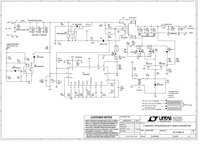 DC1038A-A - Schematic