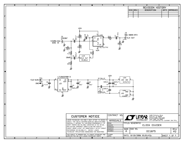 DC1075A - Schematic