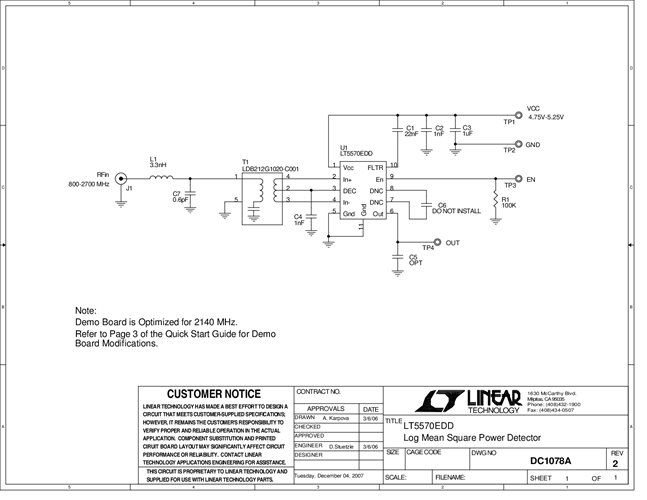 DC1078A - Schematic