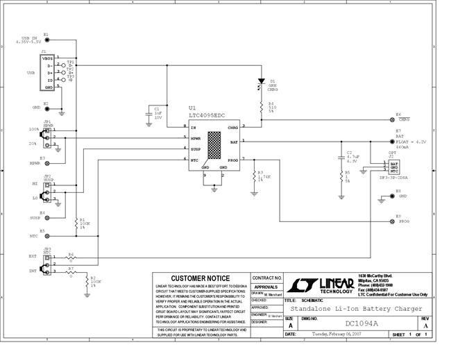 DC1094A - Schematic
