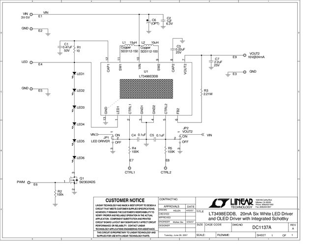 DC1137A - Schematic