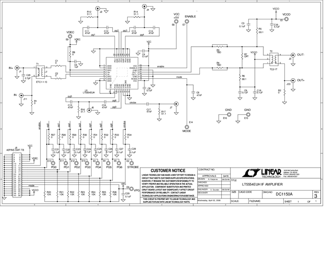 DC1150A - Schematic