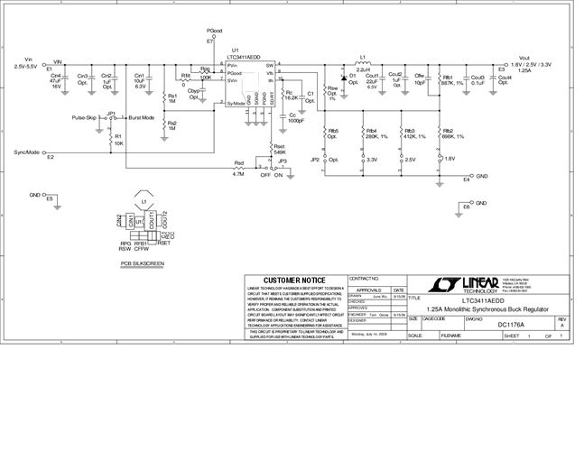 DC1176A - Schematic