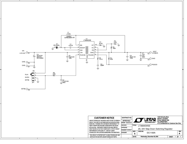 DC1188A - Schematic