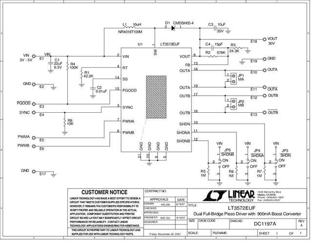 DC1197A - Schematic