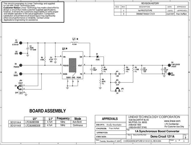 DC1211A-A - Schematic