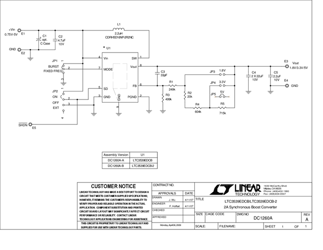 DC1260A-A - Schematic