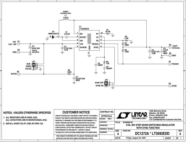 DC1272A - Schematic