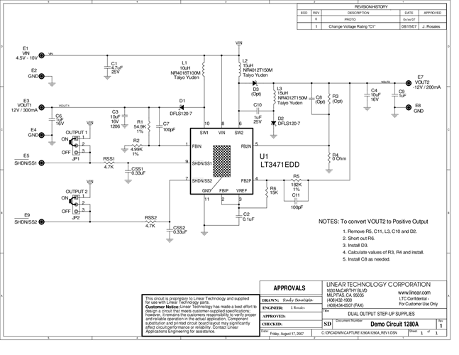 DC1280A - Schematic