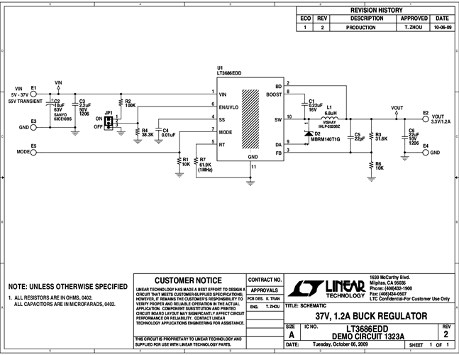 DC1323A - Schematic