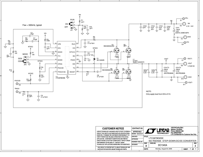 DC1345A - Schematic