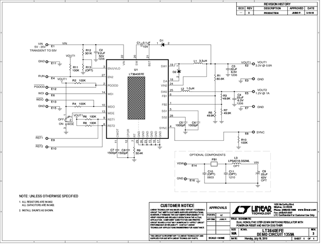DC1359A - Schematic