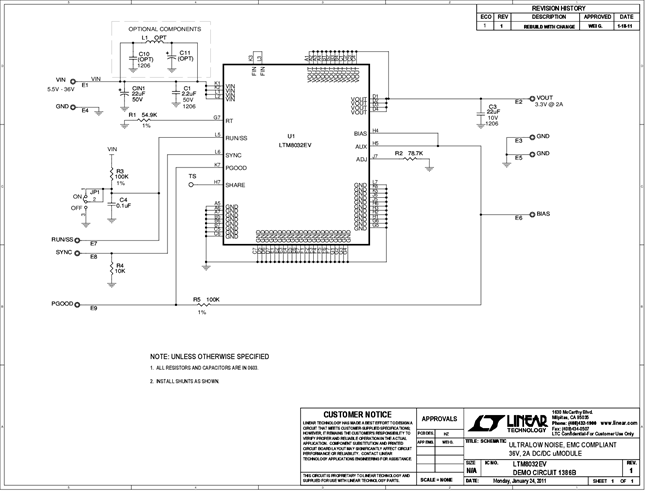 DC1386B - Schematic