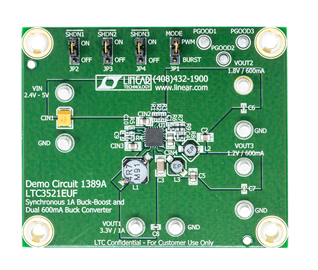 DC1389A Evaluation Board - Top View