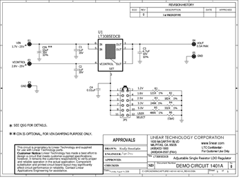 DC1401A - Schematic