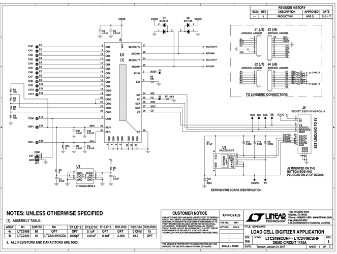 DC1410A - Schematic