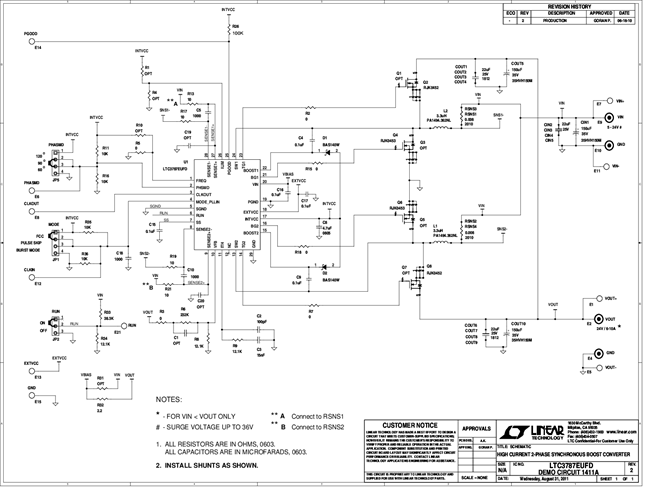 DC1411A - Schematic