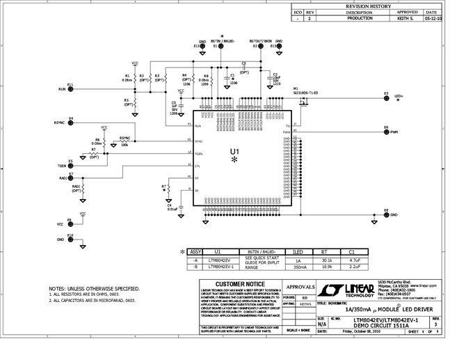 DC1511A-A - Schematic