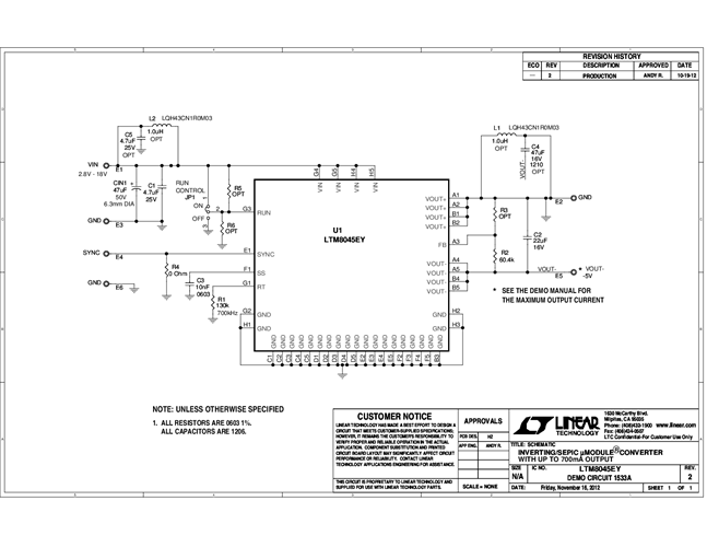 DC1533A - Schematic
