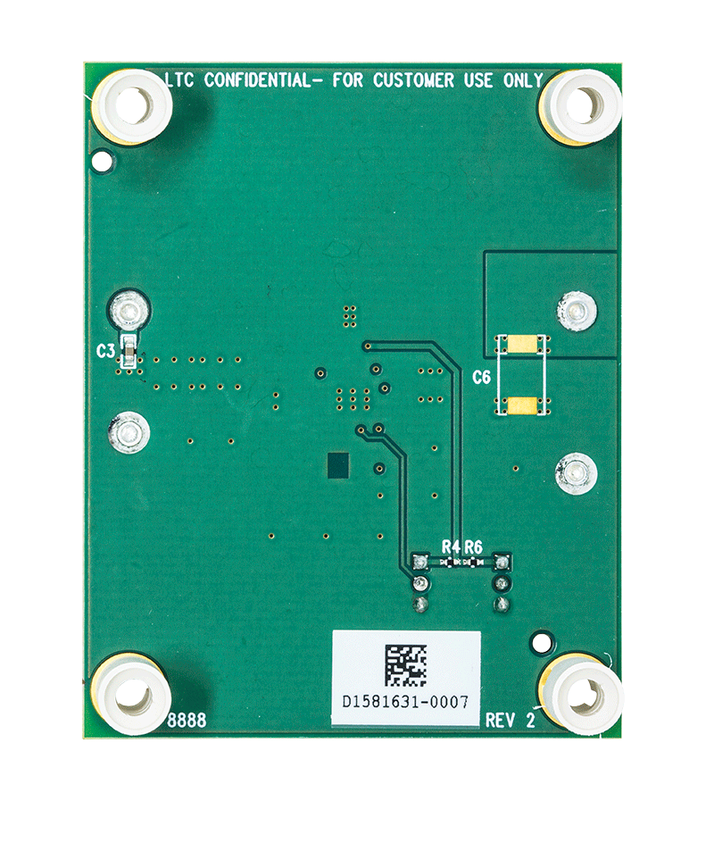 DC1551A Evaluation Board - Bottom View